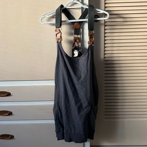 Olsenboye knit overall jumper size XL gray